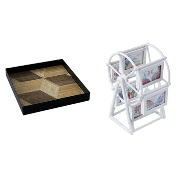 

1 Pcs Windmill Frame 2 Inch Ferris Wheel Combination 12 Photos & 1 Pcs Nordic Wind Wood Pastry Tray