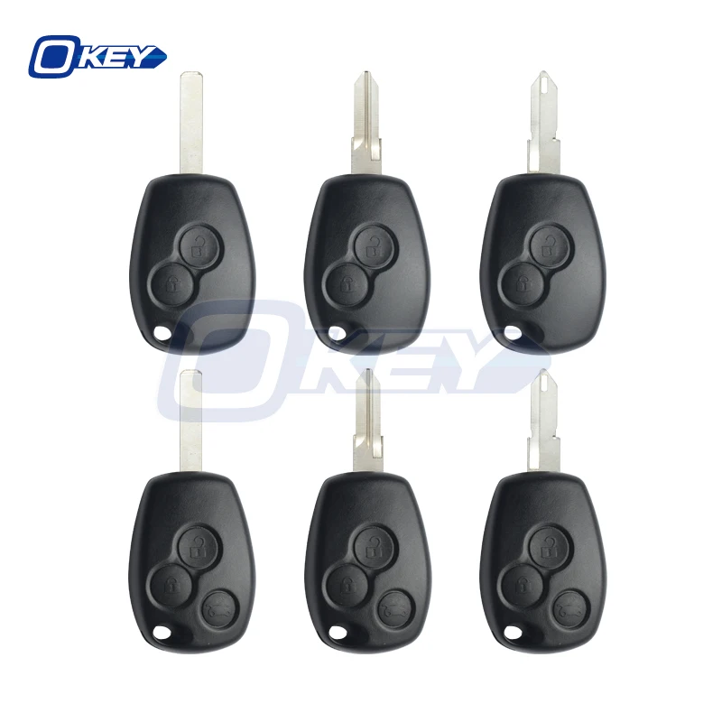 

Okey Remote Car Key 433MHz PCF7947/PCF7946 Chip For Renault Duster Modus Clio 3 Twingo DACIA Logan Sandero Kangoo 2 Buttons