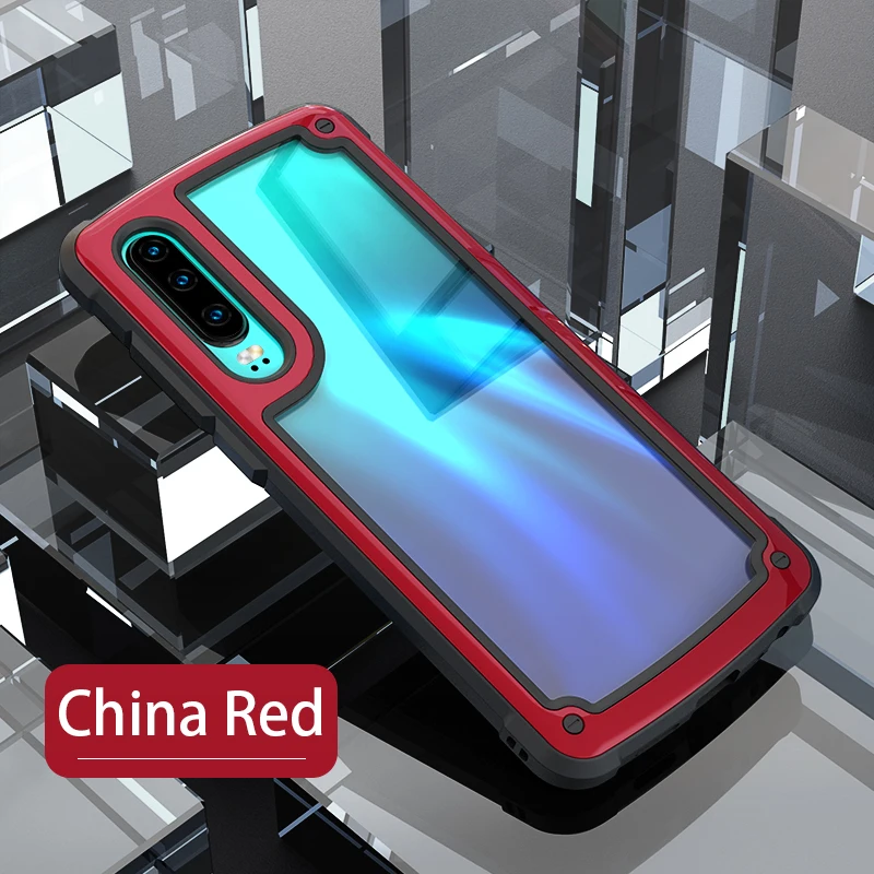 Candy Red ASINA бампер чехол для huawei P30 Pro P20 силиконовый роскошный противоударный Прозрачный чехол для телефона для huawei mate 20 Pro P30 P20 чехол - Цвет: Candy Red