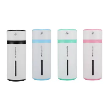 

M1 Mini Ultrasonic Cool Mist Humidifier Unit with Whisper Quiet Operation Automatic Shut-Off and Night Light Function