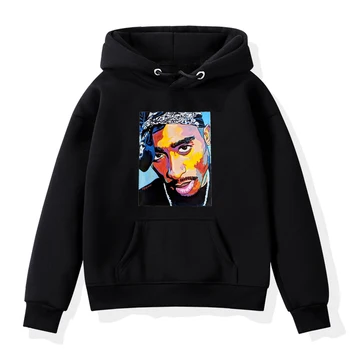 

Tupac Kids Sweatshirt Baby Boy Clothes Hoodie Rapper Hip Hop Sweatshirt Hoodie Children Autumn Winter Warm Coats Teens Pullover