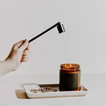  3Pcs/Set Black Candle Wick Trimmer Snuffer Dipper Candlewick Oil Lamp Cutter Hook Extinguish Tool Kit Accessory 