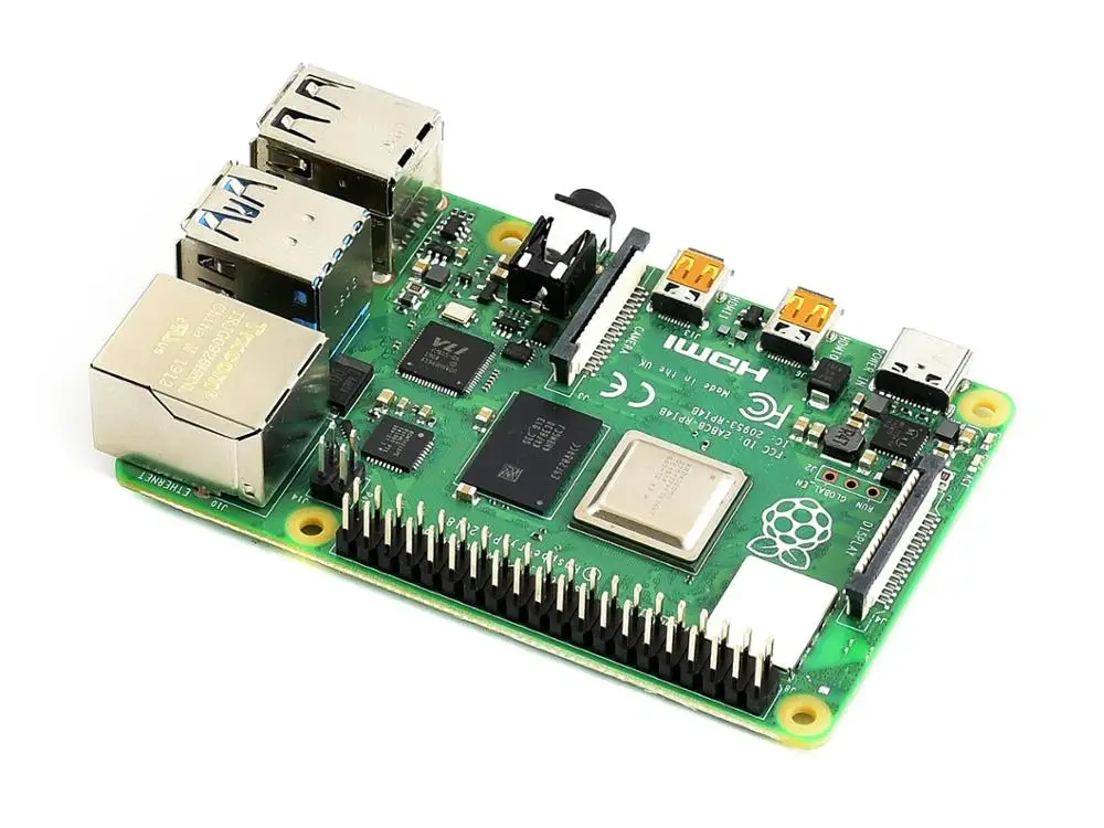 Оригинальная Raspberry Pi 4 Модель B 2GB ram, поддерживает двойной выход 4 K, Gigabit Ethernet, BCM2711B0(ARM Cortex-A72