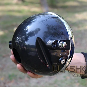 Мотоциклетные круглые фары CG125 CG150 CG200 поколение фар круглые фары ретро-фары модифицированные круглые фары
