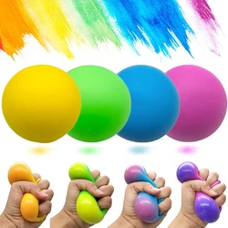Needoh pelota antiestrés de arco iris para niños, juguete antiestrés, cambio de color, para apretar