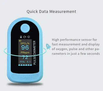 

Finger Oximeters Portable Blood-Oxygen Measurement OLED Display Pulsioximetro Saturation Oxigeno De Dedo Fingertip oximeter