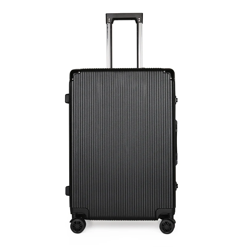Suitcase 26 inch High capacity Rolling Luggage Spinner Students Password Suitcase Wheels 20 inch Carry on Trolley Travel Bag - Цвет: Черный