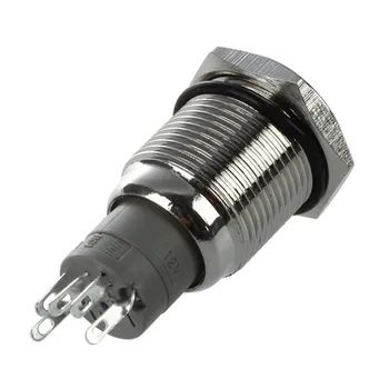 

New Pushbutton Switches Pushbutton Pushbutton 16mm 12V 3A blue metallic TOP