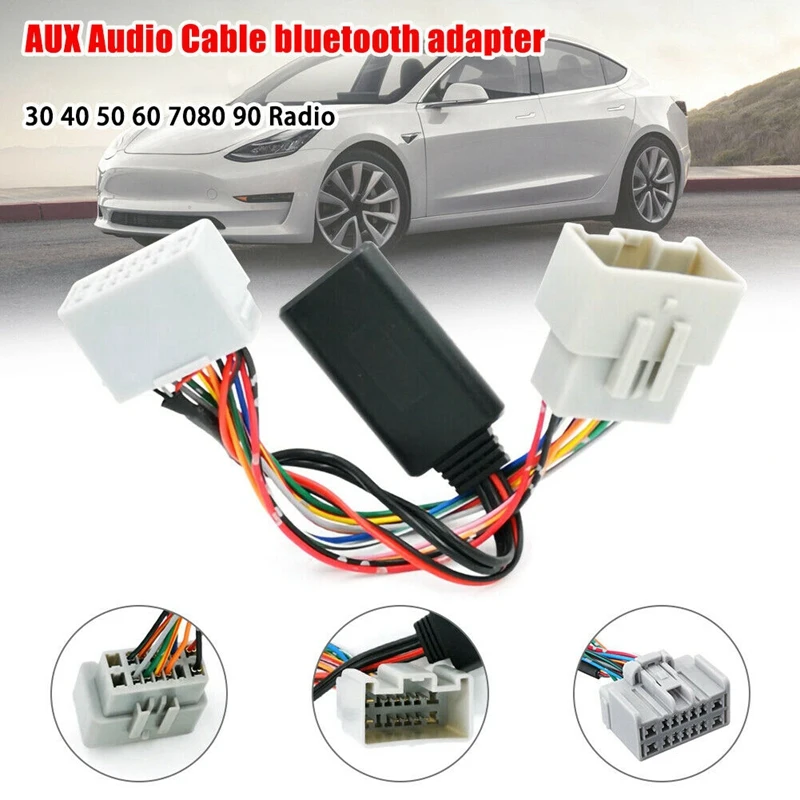 Автомобильный аудиоприемник AUX in Bluetooth адаптер для Volvo C30 C70 S40 S60 S70 S80 V40 V50 V70 XC70 XC90 |