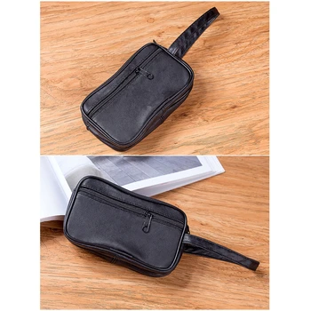 

Men Coin Purses Outdoor Travel Coin Purse Multi-function Clutch Bag for Men Gift Men's Mobile Phone Pockets Zipper Solid Square