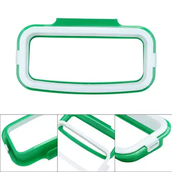 

Hanging Trash Rack Garbage Bag Holder for Kitchen Cupboard 40FP19 Plastic Door-back Garbage Trash Bag Bracket Rack Holder