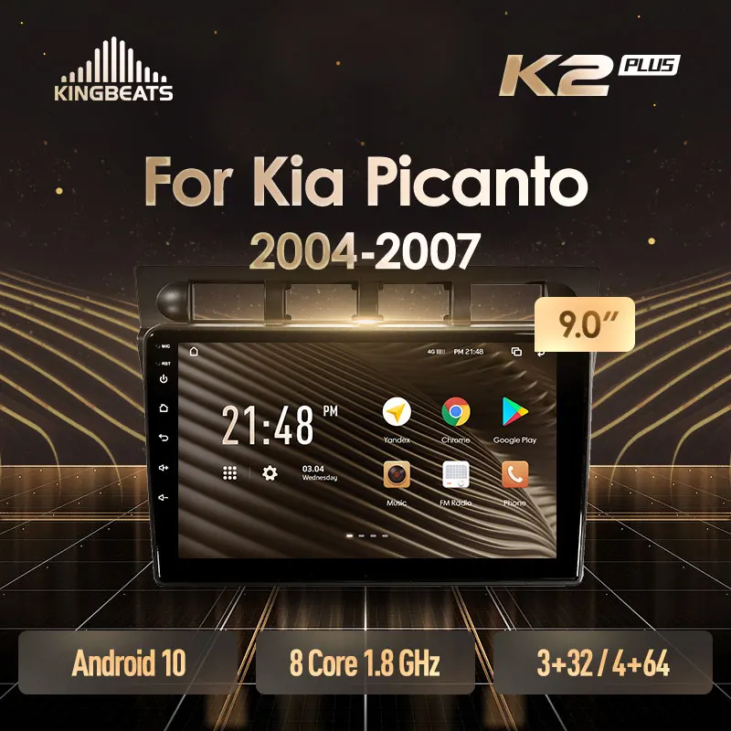 KingBeats штатное головное устройство For Kia Picanto SA Morning 2004 - 2007 GPS автомагнитола на