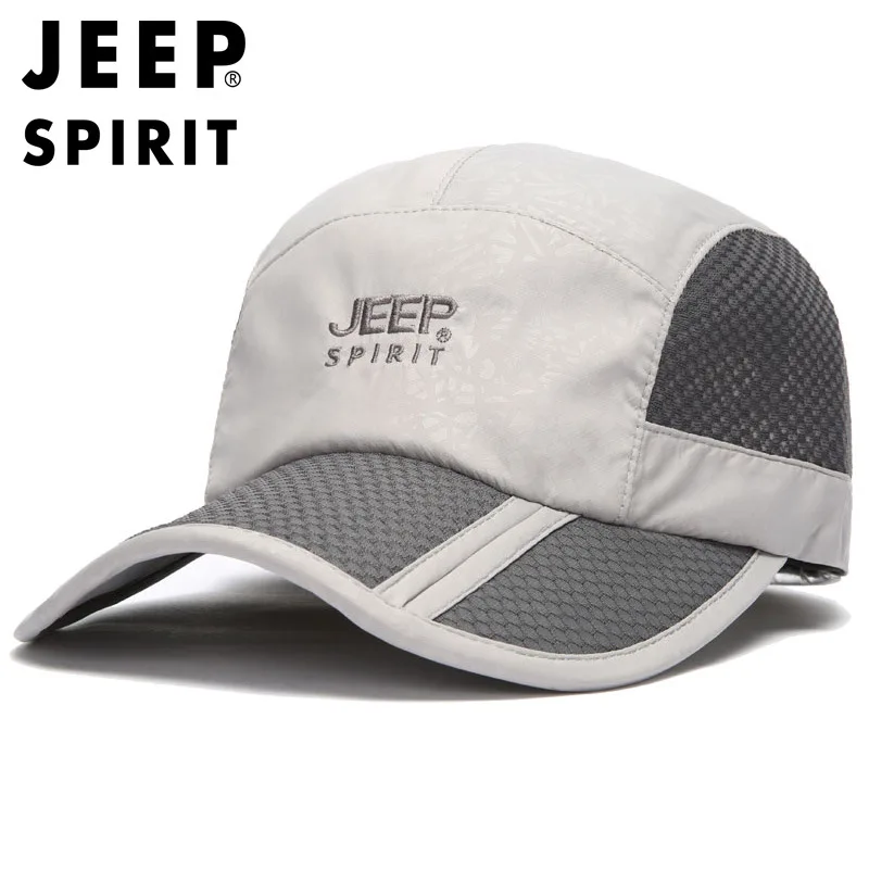 Новая бейсболка JEEP SPIRIT Мужская Регулируемая крышка наружные кепки с сеткой хип хоп кепка бейсболка для мужчин для папы Повседневная модная шляпа бренда Gorra hombre