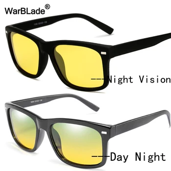 

WarBLade Vintage Polarized Night Vision Sunglasses Men Photochromic Sun glasses Day Night Goggles Anti-glare Driving Glasses