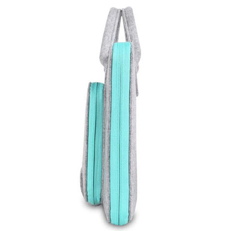 Universal Wool Felt Laptop Bag Sleeve Case for Macbook Air Pro 11 13 15 inch for Lenovo Dell HP Handbag Notebook Briefcase Pouch (23)