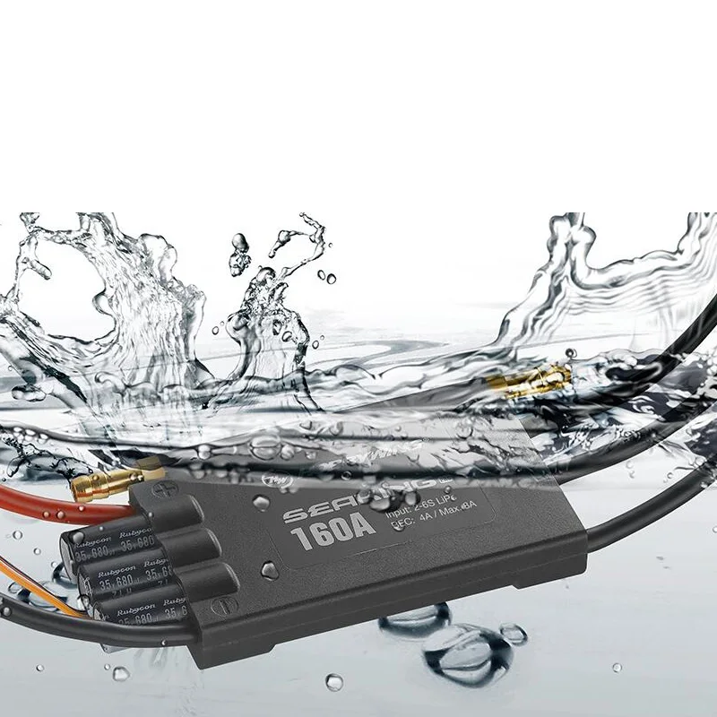 Hobbywing seaking Pro 160A водонепроницаемый 2-6S Lipo 4A BEC регулятор скорости бесщеточный ESC для лодок RC