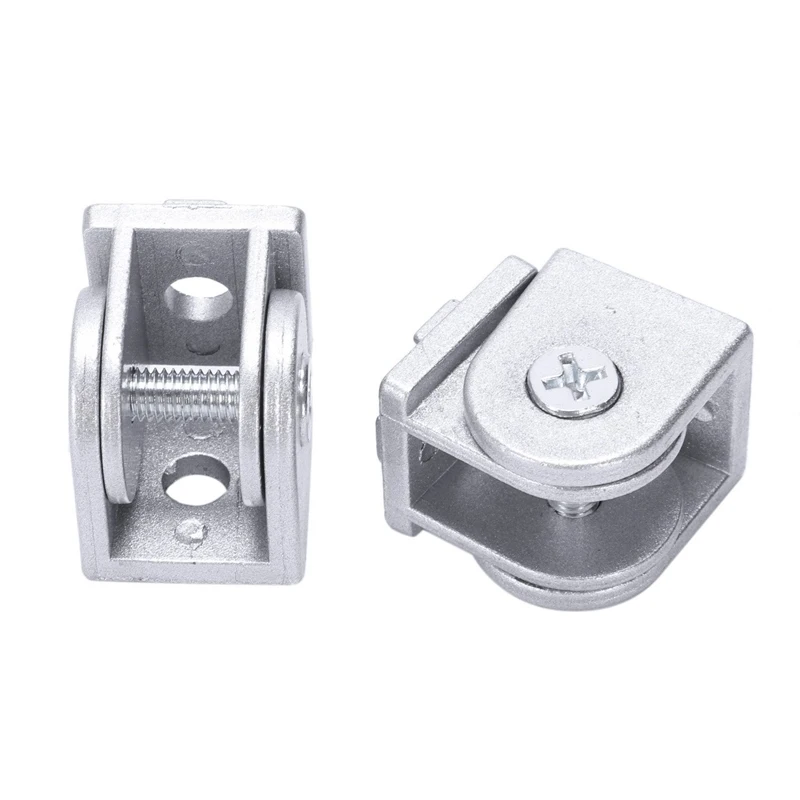 

TOP!-2Pcs/Lot Alloy Flexible Pivot Joint Connector For Eu Standard Aluminum Extrusion Profile 2020