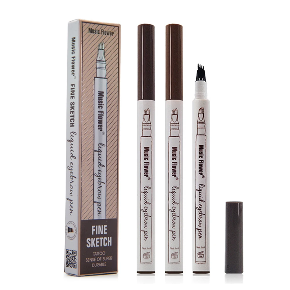 1 шт. иглы ручки для татуажа бровей микроблейдинг водонепроницаемый вилочный