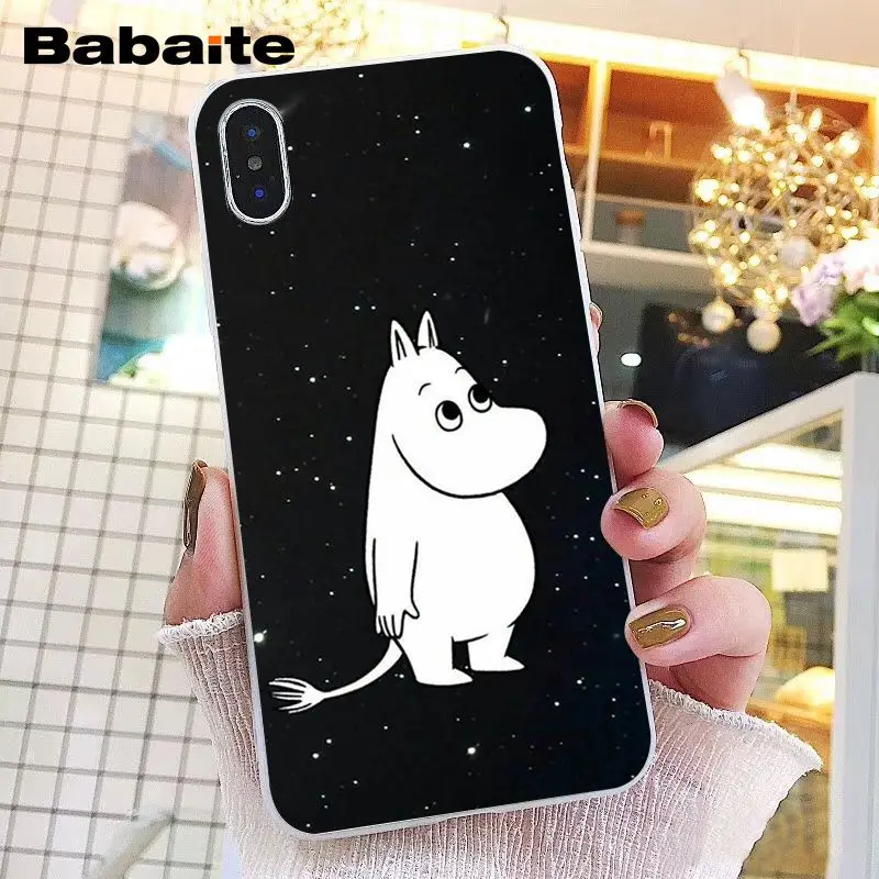 A3 Babaite мультфильм милый Муми-Тролль Бегемот чехол для телефона для iphone 11 Pro 11Pro Max 8 7 6 6S Plus X XS MAX 5 5S SE XR - Цвет: A3