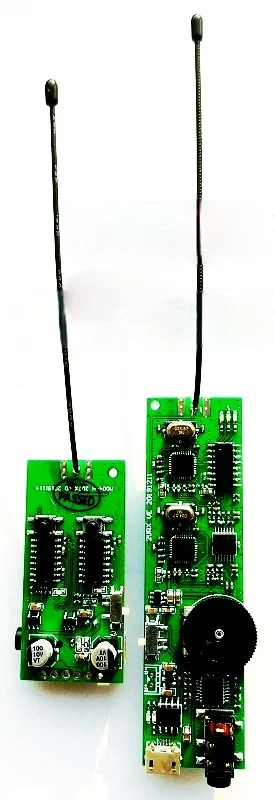 UHF Stereo wireless audio transceiver module Audio transmitter wireless speaker module musical instruments DIY Artifact