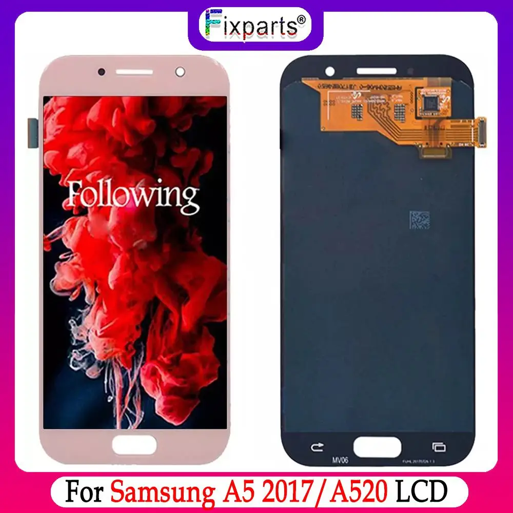 ЖК-дисплей для Samsung Galaxy A5 2017 A520 с сенсорным экраном и дигитайзером в сборе Замена