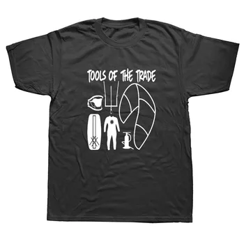 

Funny Summer Eat Sleep Windsurfing Heartbeat Men T Shirt Harajuku O-Neck Cotton Short Sleeve T-shirt