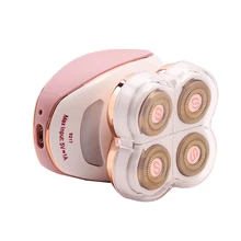 Usb Перезаряжаемый Эпилятор Женская бритва с четырьмя головками роторная бритва 360 градусов электрический эпилятор