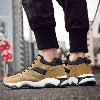 

Men's Sneakers Boots 2019 New Men's High-top Fashion Street Casual Boots Men's Shoes Students Spring And Autumn Sports Boots