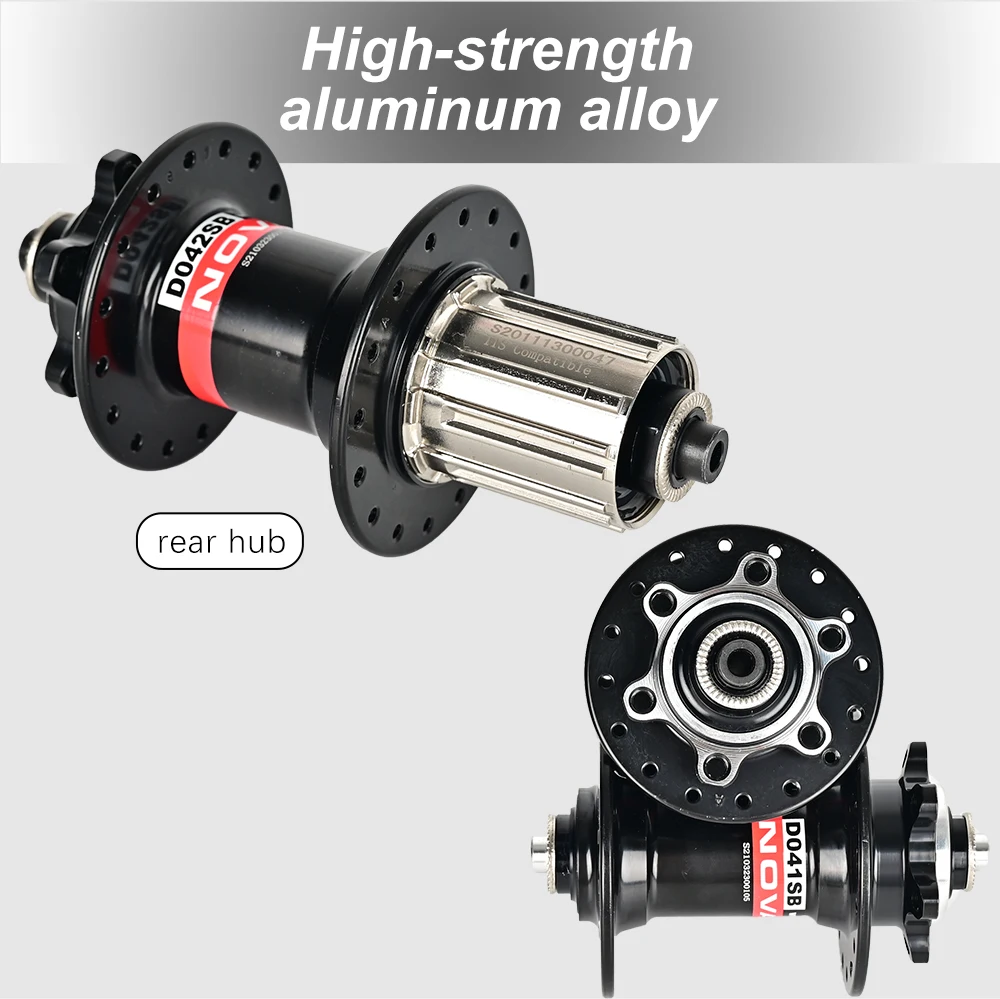 Novatec D041SB D042SB MTB Bike Hub Bicycle Mountain bearing Hubs Disc Brake Cassette Hub 28/32/36 Holes HG SX 8/9/10/11/12 Speed
