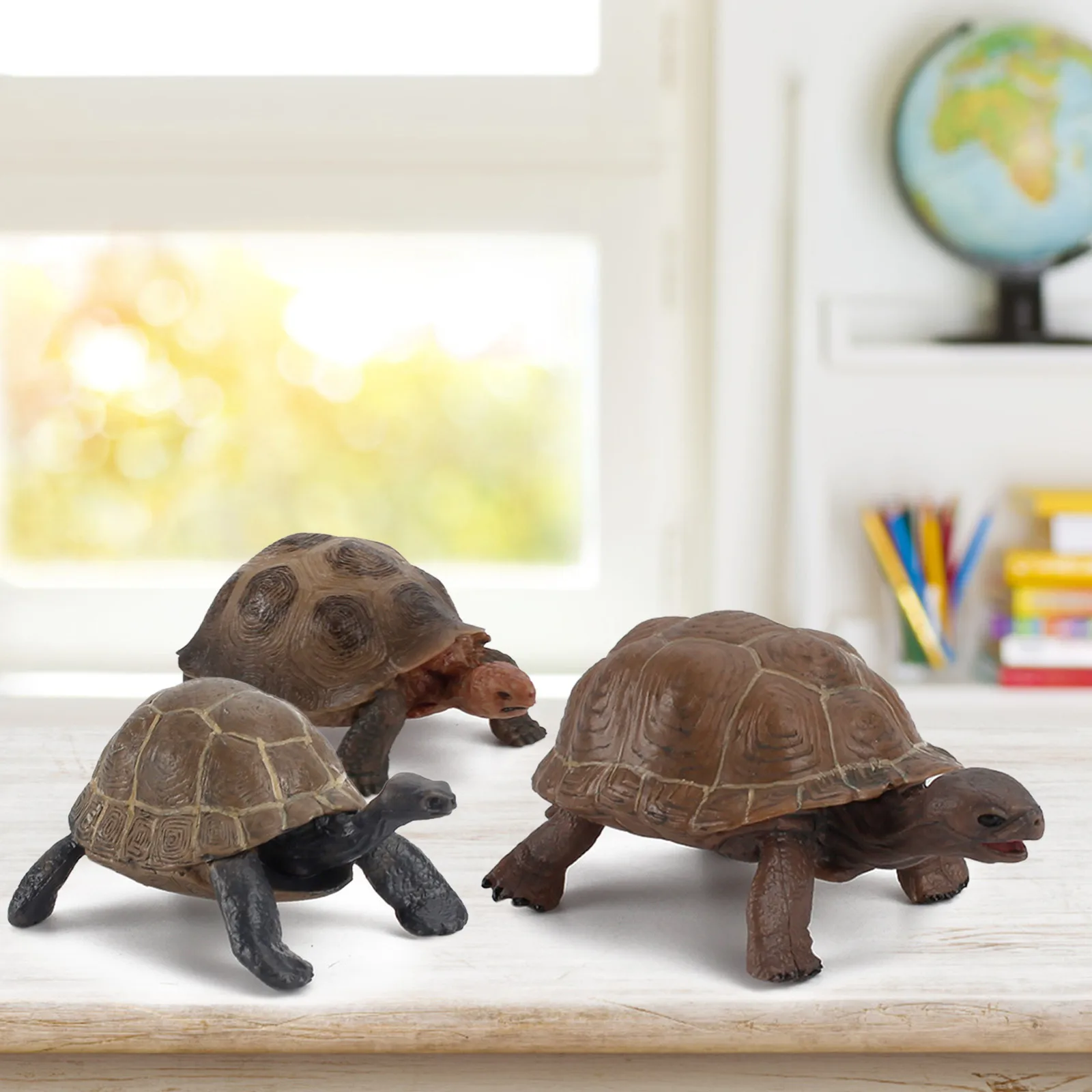 4cmGalapagosTortoiseTurtleModelFigureAnimalToyDesktop