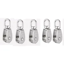 Uxcell M15 Подъемный Кран Поворотный коготь один шкив блок подвесной провод буксирное колесо 5 шт