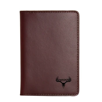 

BOWHUNTER Engraved Leather Passport Wallet Travel Card Holders Leather Passport Case Travel Cover Holders Passport Cover