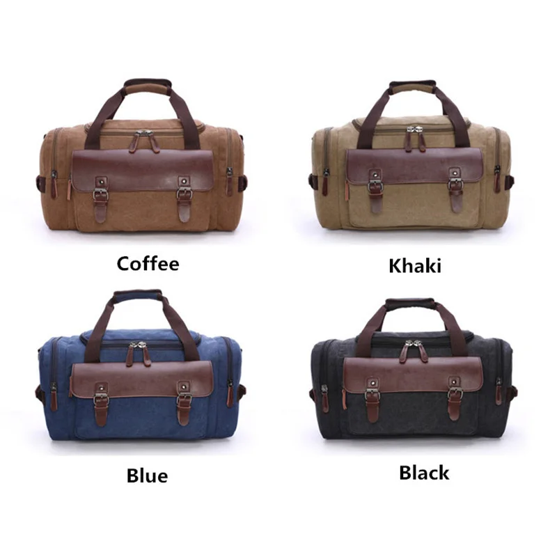 Hoge Kwaliteit Mannen Canvas Reisbagage Tas Grote Capaciteit Schouder Handtas Кроссбоди Reizen Plunjezakken Vrouwen Duffle
