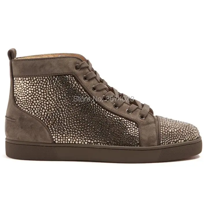 mens rhinestone sneakers