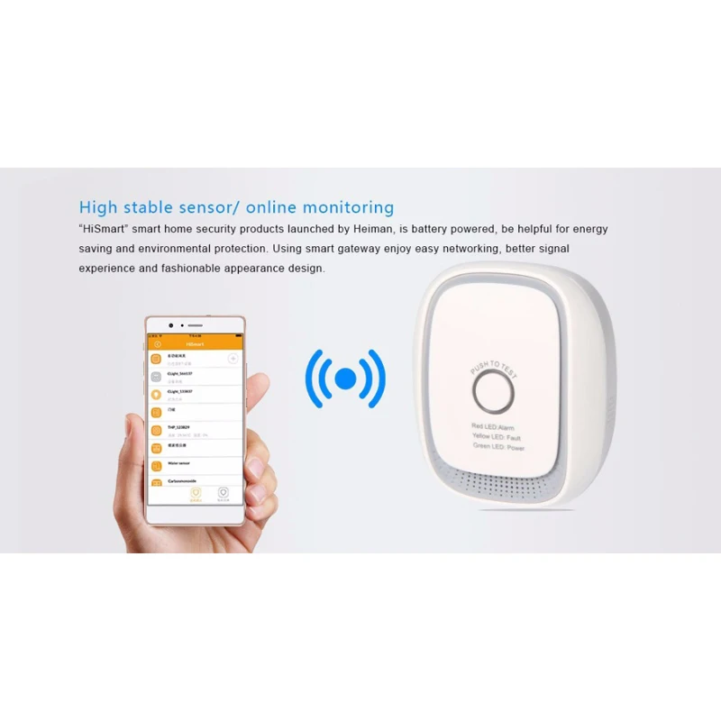 Haozee беспроводной Zwave Combusitible детектор утечки газа умный дом версия ЕС 868,42 МГц датчик природного газа угольный газ
