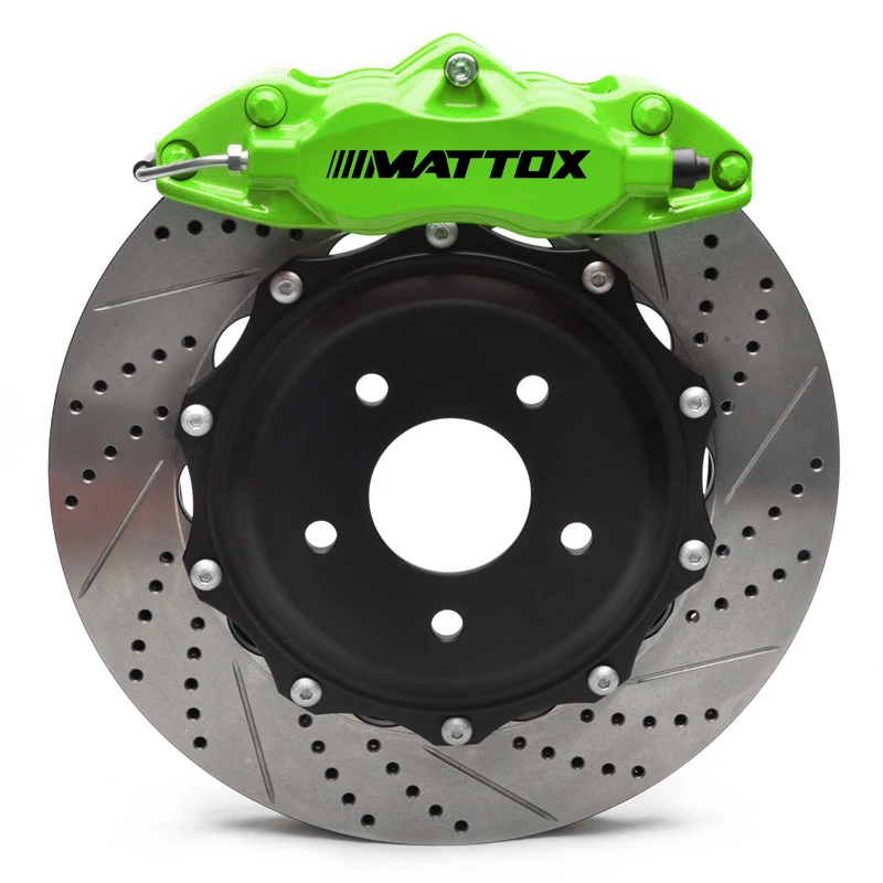 Большой тормозной комплект Mattox 4 поршневой суппорт расширенный ротор 355x28 мм для