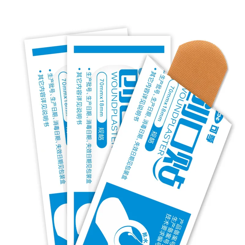 Cofoe 100pcs Band Aid medical Anti-Bacteria Band-Aids Breathable Hemostatic Adhesive Bandages Waterproof First Aid Emergency Kit