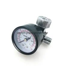 Регулятор давления воздуха 1/4 ''распылитель краски пистолет манометр пневматический инструмент аксессуар G1/4'' резьбовой порт 0-10BAR 0-150PSI