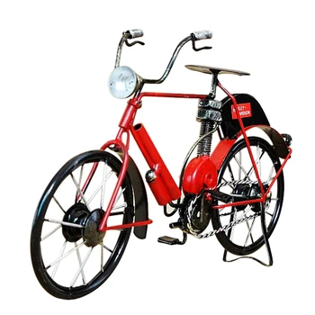 

Retro Iron Bicycle Model Creative Home Decoration Living Room Bookshelf Bedroom Cafe Restaurant Desktop Christmas Birthday Gift