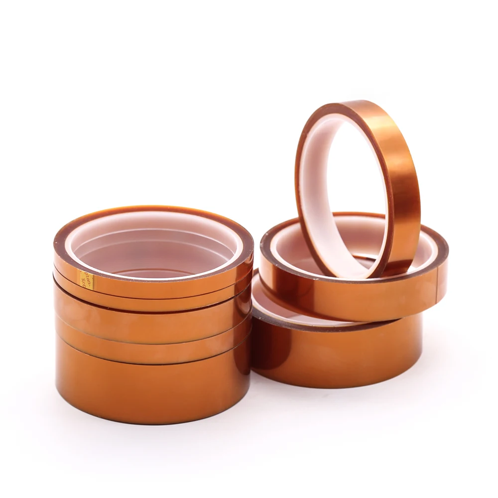 4 ROLLs 8mm*10M Kapton Double-sided Adhesive Tape High Temperature For SMT PCB U 