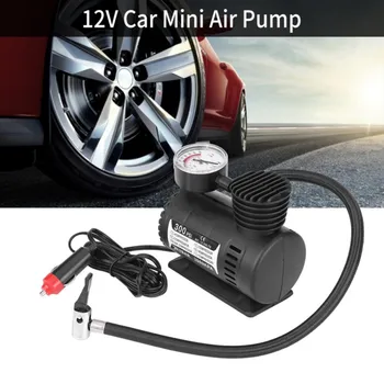 

New 12v 300PSI Portable Electric Auto Tire Pump Mini car Air Pump Compressor Multifunction automobile compressor Car Accessories