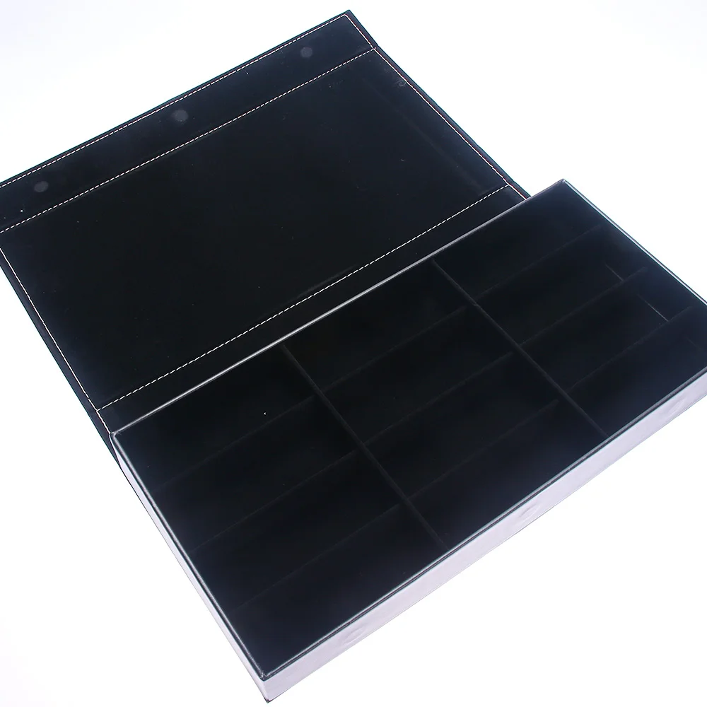 1 Pcs 12 Slot Grid Black Eyeglass Sunglasses Glasses Storage Display Stand Case Box Holder