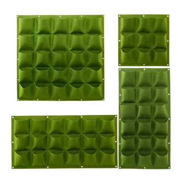 

Garden Environmental Protection Green Non-Woven Wall-Mounted Felt Plant Bag Growth Bag Outdoor Indoor Flower Planting Bag