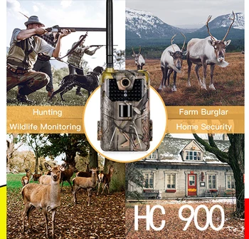 

HC900M 2G Hunting Trail Camera 2G SMS MMS SMTP Email Hunting Cameras Photo traps Surveillance 1080P 20MP Wildlife Camera