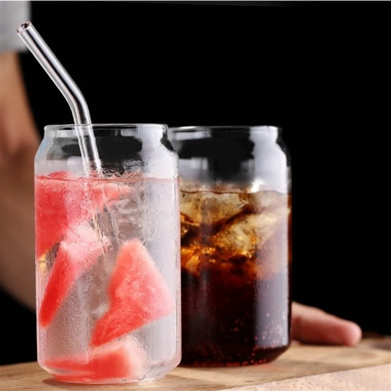 Стеклянная чашка Cola может придать форму чая сока молока кофе кружка высокая пиво