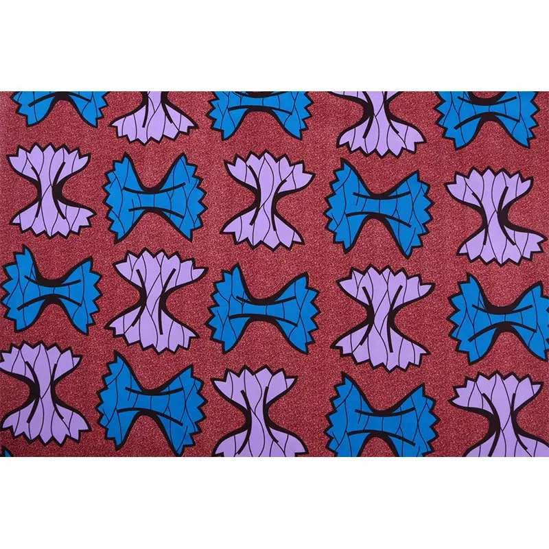Анкара конфеты печатных милый красный воск ткань для Lafy Швейные 6 ярдов
