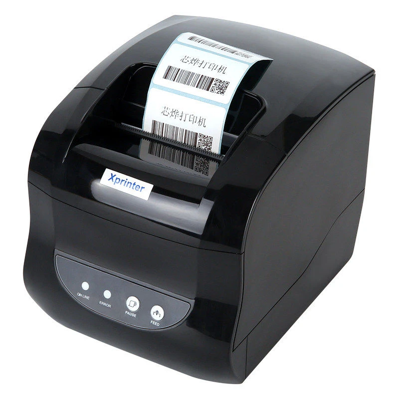 Xprinter Label Barcode printer Thermal Receipt printer 20mm-80mm Adhesive Sticker Paper for mobile phone windows