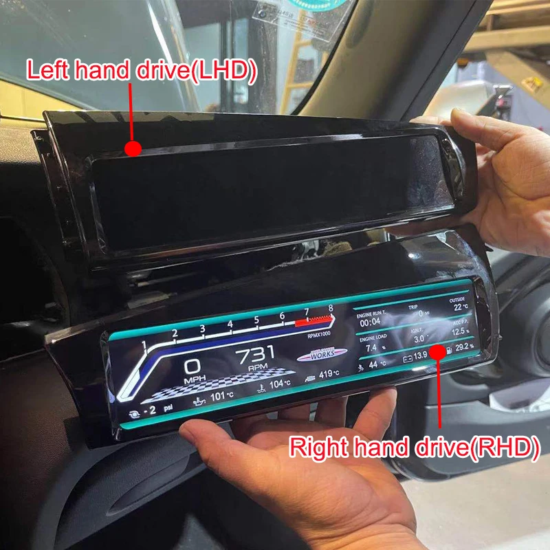 ミニクーパー　f54、f55、f56、f57適合ダッシュボード交換式時計 W2022257MINIミニクーパーF54 F55 F56 F57 ダッシュボード 交換