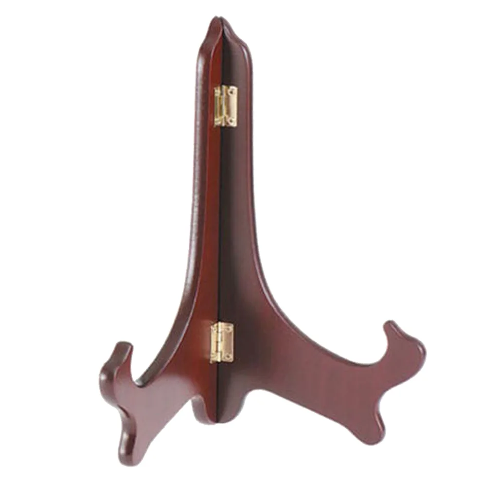 4-14 inch Height Wooden Folding Display Easels Premium Quality Tea Tray Plate Stand Holder Photo Picture Frame