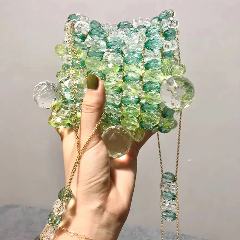 Дизайнерская брендовая вечерняя сумочка с кристаллами модный клатч ручной